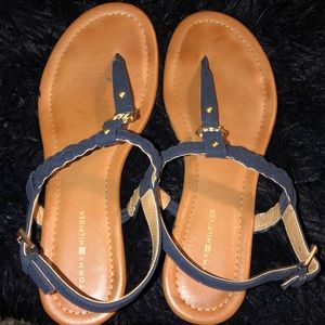 Navy Tommy Hilfiger sandals
